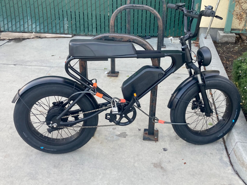 Black Hub Drive Motor eBike