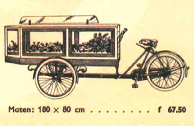Union voorganger bloembakfiets